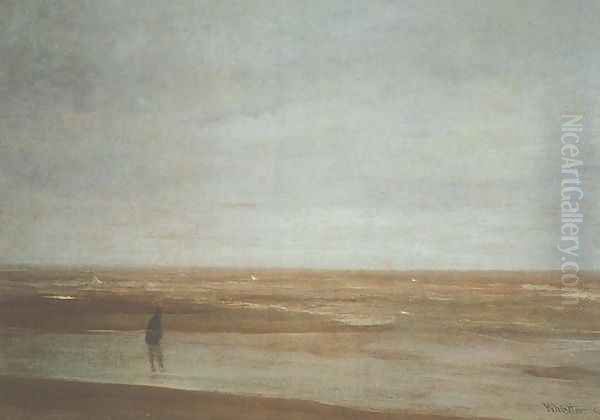 Sea and Rain Oil Painting by James Abbott McNeill Whistler