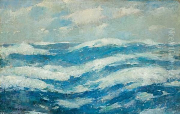 Mid-ocean Oil Painting by Emil Carlsen