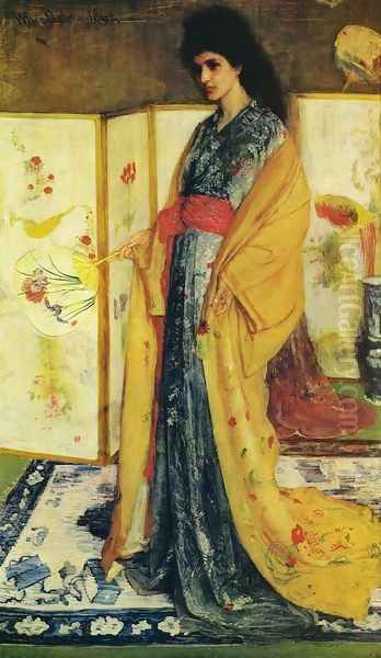 La Princesse duPays de la Porcelaine Oil Painting by James Abbott McNeill Whistler