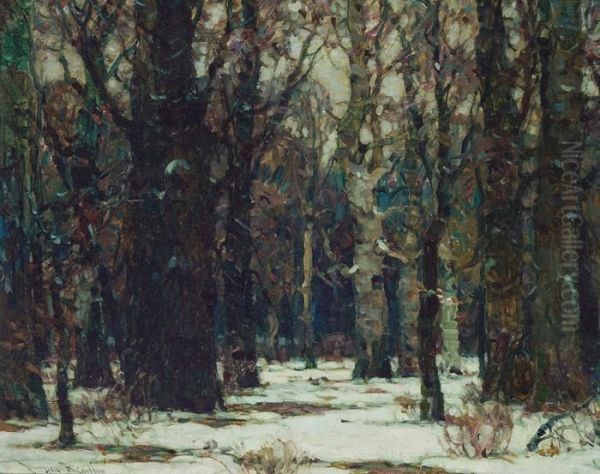 Silent Graves Oil Painting by John Fabian Carlson