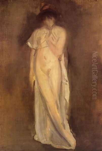 The Little Red Cap Oil Painting by James Abbott McNeill Whistler