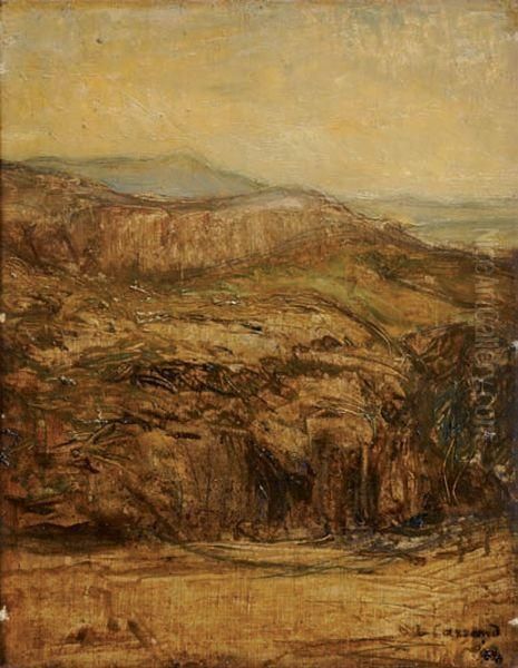 Paysage Oil Painting by Louis Hilaire Carrand