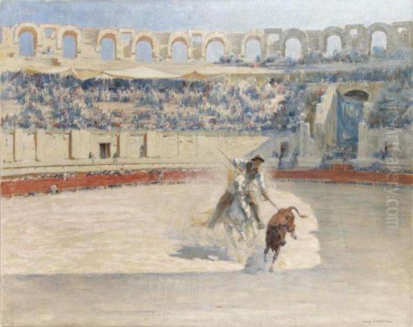 La Corrida Oil Painting by Eugene Cartier