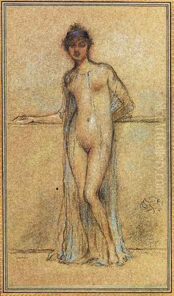 Blue and Violet II Oil Painting by James Abbott McNeill Whistler