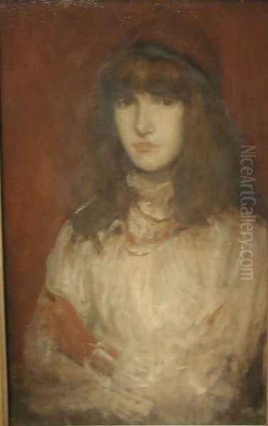 The Red Glove Oil Painting by James Abbott McNeill Whistler