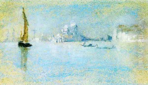 View of Venice Oil Painting by James Abbott McNeill Whistler