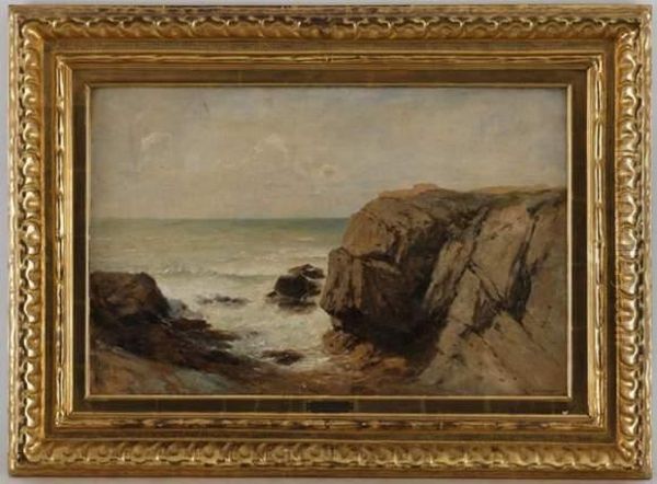 Paysage Maritime Oil Painting by Gustave Castan