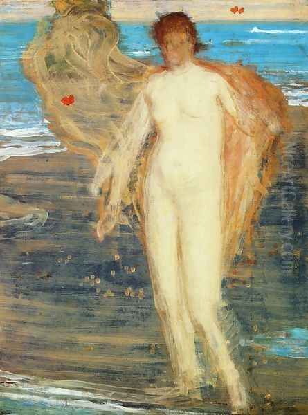 Venus with Organist Oil Painting by James Abbott McNeill Whistler