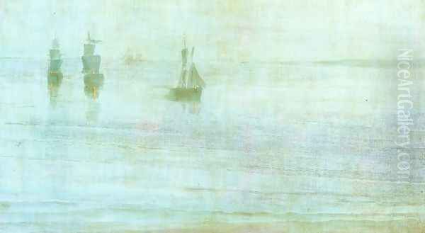 Nocturne, the Solent Oil Painting by James Abbott McNeill Whistler