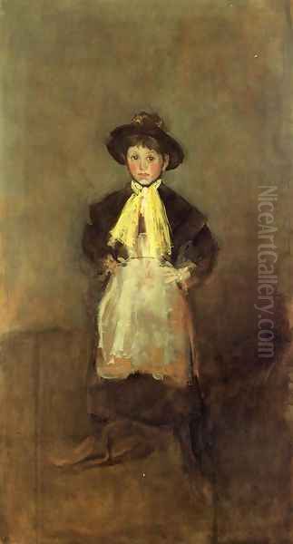 The Chelsea Girl Oil Painting by James Abbott McNeill Whistler