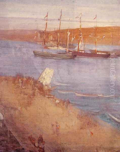 The Morning after the Revolution, Valparaiso Oil Painting by James Abbott McNeill Whistler