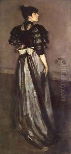 Mother of Pearl and Silver: The Andalusian Oil Painting by James Abbott McNeill Whistler