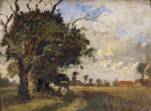 Paysage Oil Painting by Albert Charpin