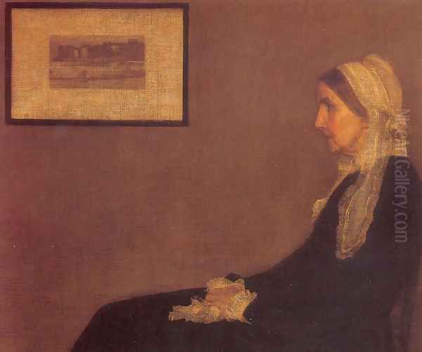 Portrait of his Mother Oil Painting by James Abbott McNeill Whistler