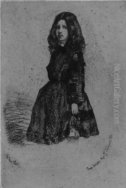 Annie Oil Painting by James Abbott McNeill Whistler