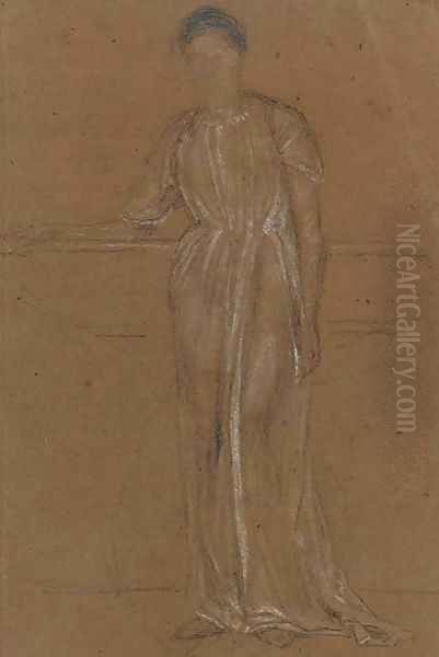 Draped Figure, Standing Oil Painting by James Abbott McNeill Whistler