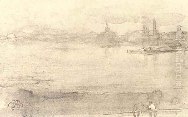 Early Morning Oil Painting by James Abbott McNeill Whistler