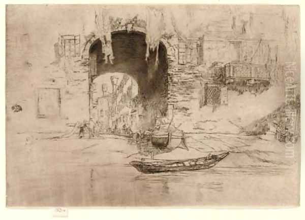 San Biagio, from Twenty Six Etchings Oil Painting by James Abbott McNeill Whistler