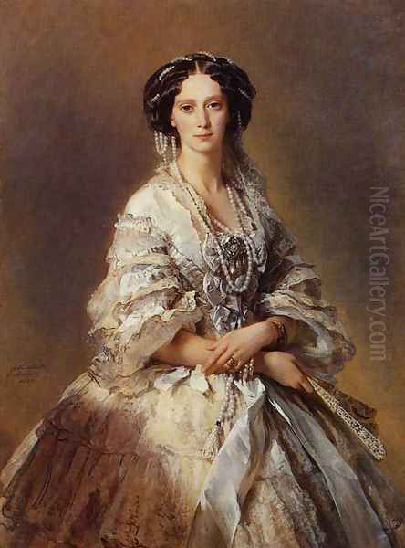 The Empress Maria Alexandrovna of Russia by Franz Xavier Winterhalter