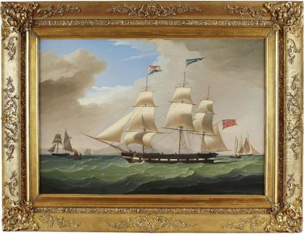 Roger Stewart Oil Painting by William Clark Of Greenock