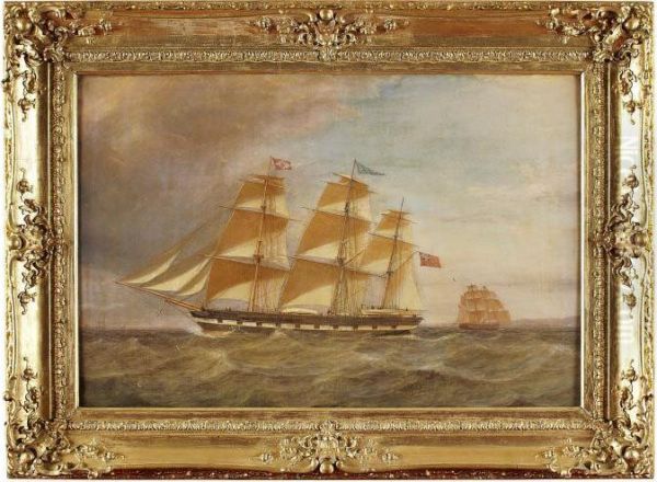 Agnes Taylor Oil Painting by William Clark Of Greenock