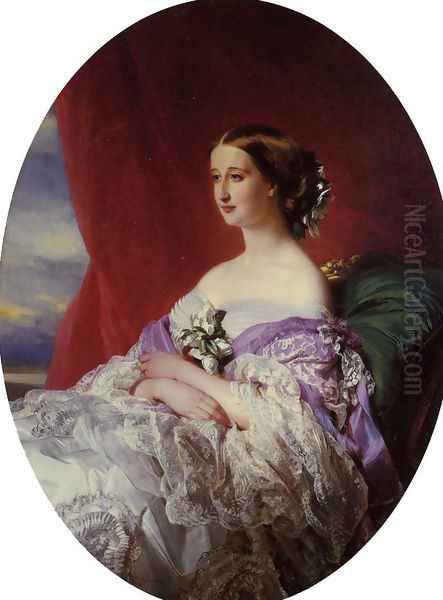 The Empress Eugenie Oil Painting by Franz Xavier Winterhalter