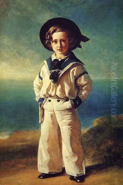 Albert Edward, Prince of Wales Oil Painting by Franz Xavier Winterhalter