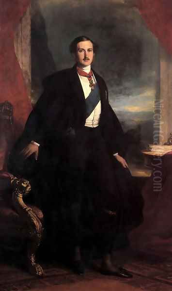 Prince Albert I Oil Painting by Franz Xavier Winterhalter