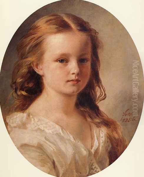 Roza Potocka Oil Painting by Franz Xavier Winterhalter