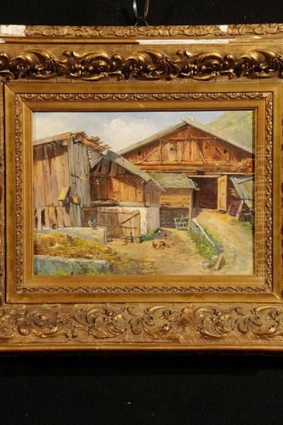 Baite A Mules Oil Painting by Giovanni Colmo