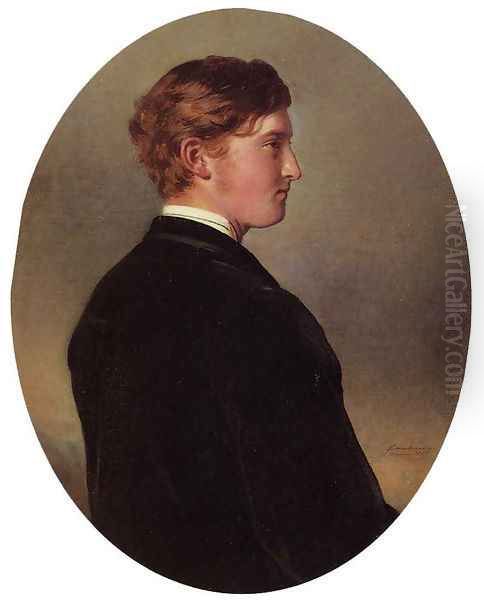 William Douglas Hamilton, 12th Duke of Hamilton Oil Painting by Franz Xavier Winterhalter