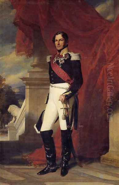 Leopold I, King of the Belgians Oil Painting by Franz Xavier Winterhalter