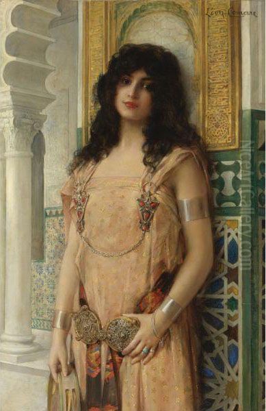 An Eastern Beauty Oil Painting by Leon Francois Comerre