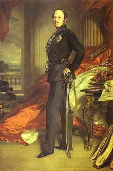 Prince Albert 1859 Oil Painting by Franz Xavier Winterhalter