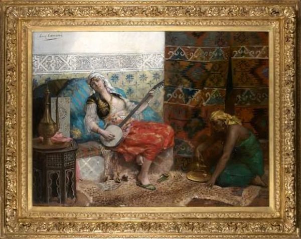 La Musicienne Oil Painting by Leon Francois Comerre