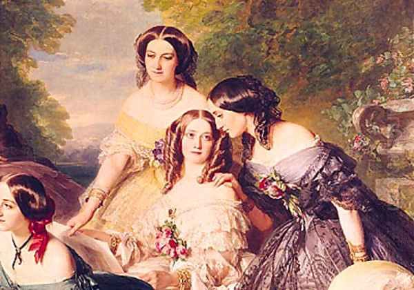 Empress Eugenie Oil Painting by Franz Xavier Winterhalter