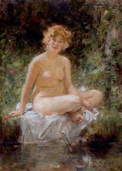 Le Petit Crapaud Oil Painting by Leon Francois Comerre