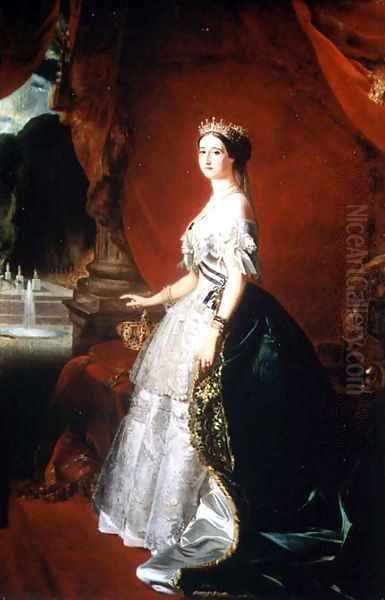 Empress Eugenie of France Oil Painting by Franz Xavier Winterhalter