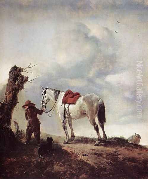 The White Horse Oil Painting by Philips Wouwerman