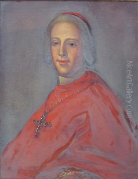 Prince Henry Stuart, Cardinal Duke Of York Oil Painting by Domenico Corvi