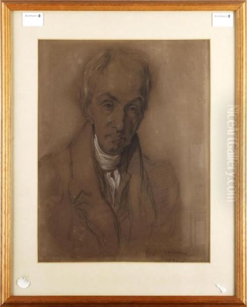 Portrait Of A Gentleman Oil Painting by John Joseph Cotman