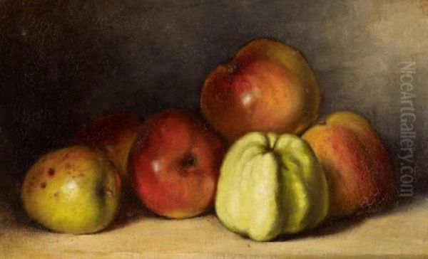 Still Life With Apples Oil Painting by Gustave Courbet