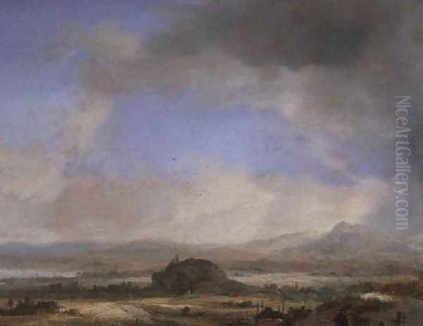 Landscape Oil Painting by Philips Wouwerman