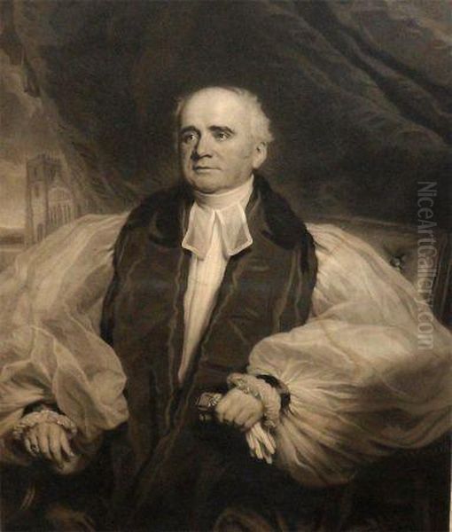 The Right Reverend Edward Copleston, Lord Bishop Of Llandaff Oil Painting by Samuel Cousins