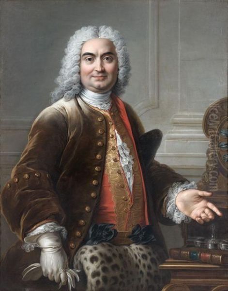 Portrait Presume De Charles De Rohan, Prince De Montauban Oil Painting by Charles-Antoine Coypel