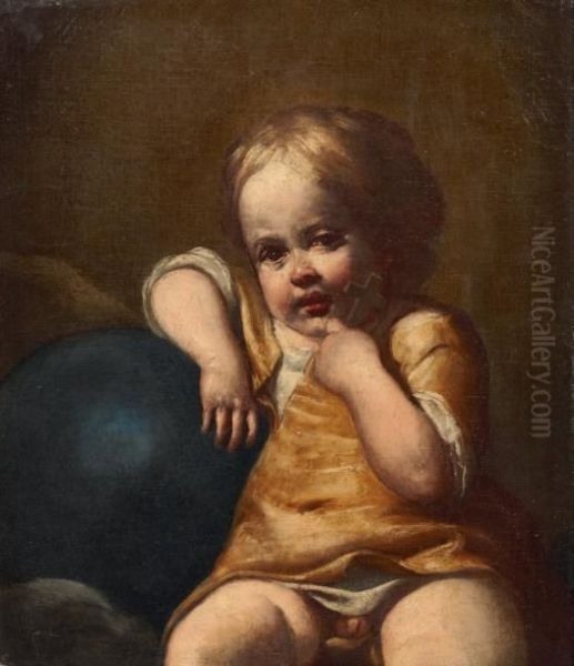 L'enfant Jesus Redempteur Oil Painting by Giuseppe Maria Crespi