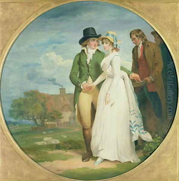 Love and Charity Oil Painting by Francis Wheatley