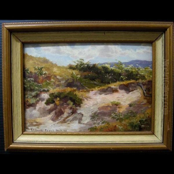 Reigate Heath (surrey) Oil Painting by Gertrude Spurr Cutts