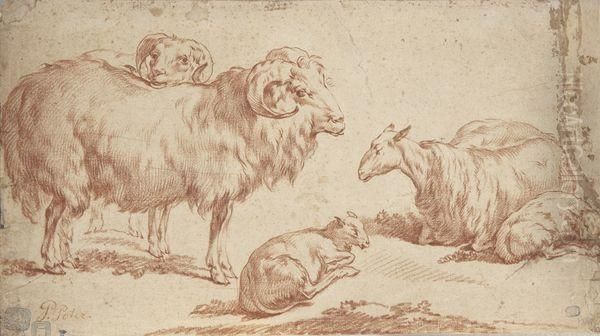 Moutons Oil Painting by Aelbert Cuyp