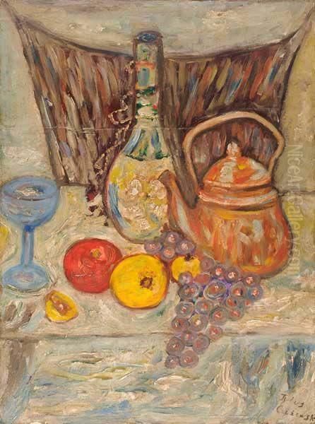 Nature Morte Oil Painting by Tytus Czyzewski